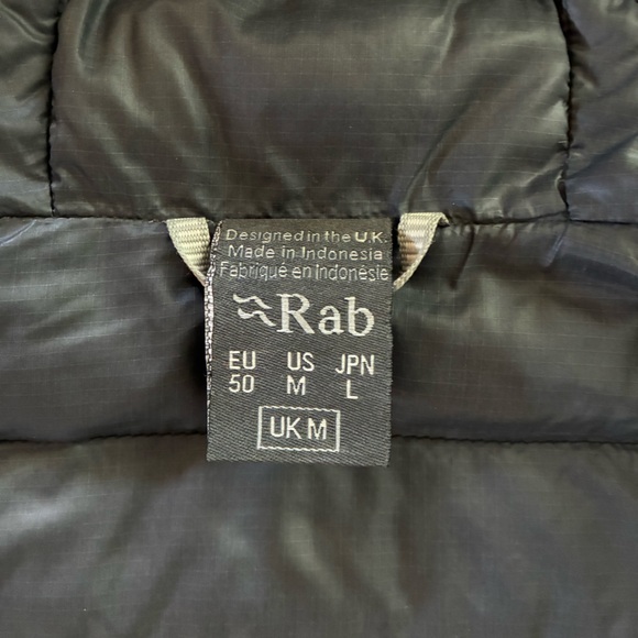 Men's Black Rab Microlite Alpine Down Insulated Jacket - Medium size - Picture 4 of 4